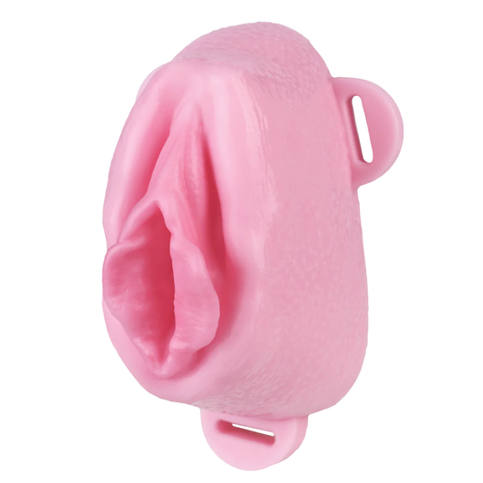 Pussy Shaped Silicone Vagina Chastity Cage Design 2