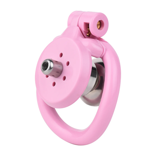 Plastic Flat Shaped Inverted Chastity Cage
