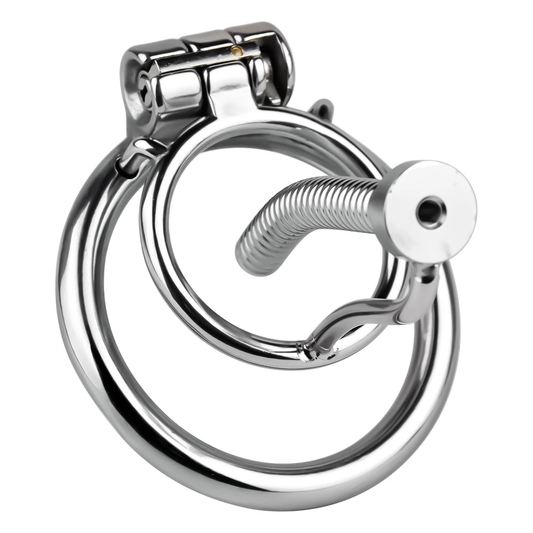 Stainless Steel Urethral Catheter Design Chastity Cage