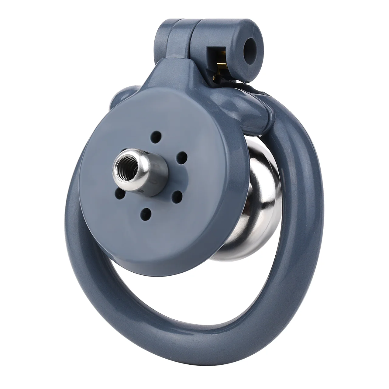 Plastic Flat Shaped Inverted Chastity Cage