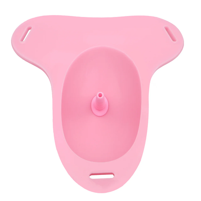 Pussy Shaped Silicone Vagina Chastity Cage Design 5