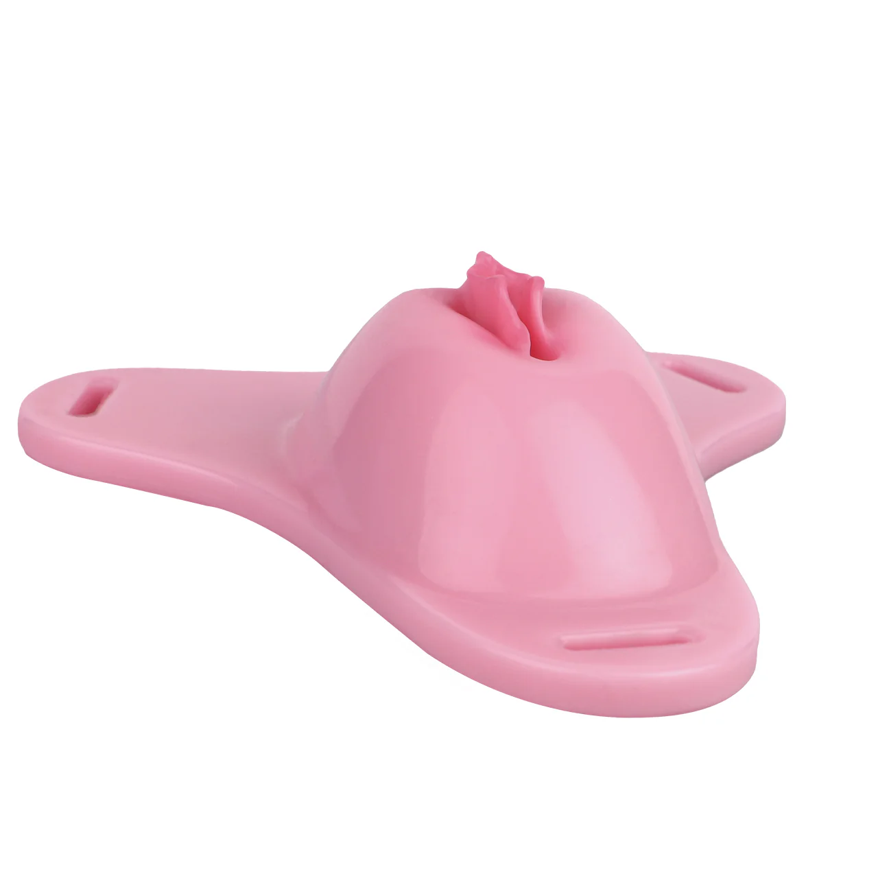 Pussy Shaped Silicone Vagina Chastity Cage Design 4
