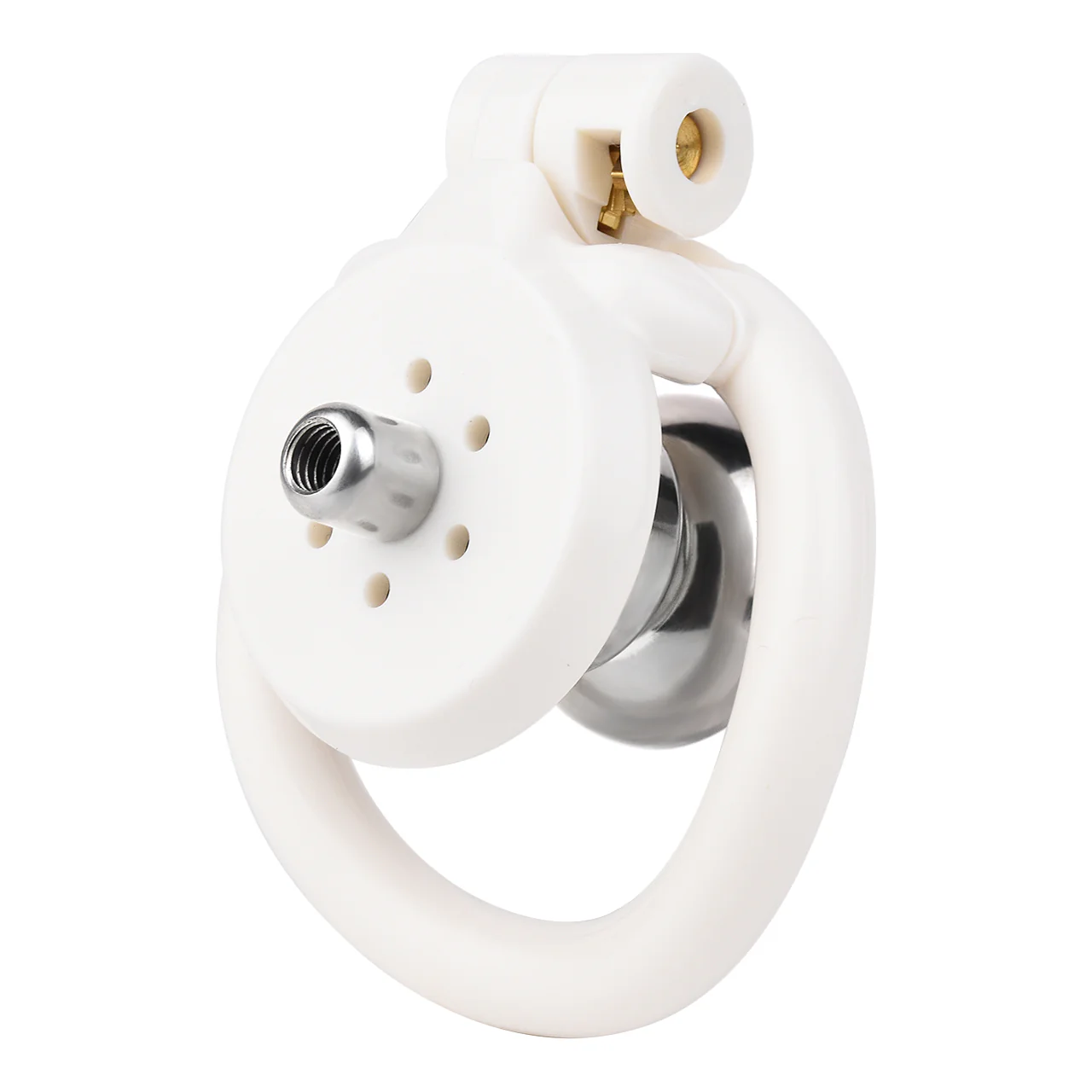 Plastic Flat Shaped Inverted Chastity Cage