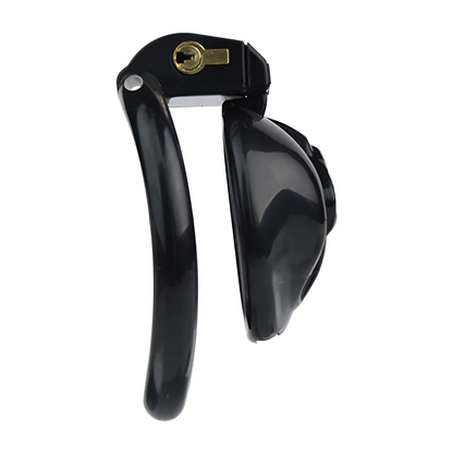 Pussy Shaped Sissy Logo Plastic Chastity Cage