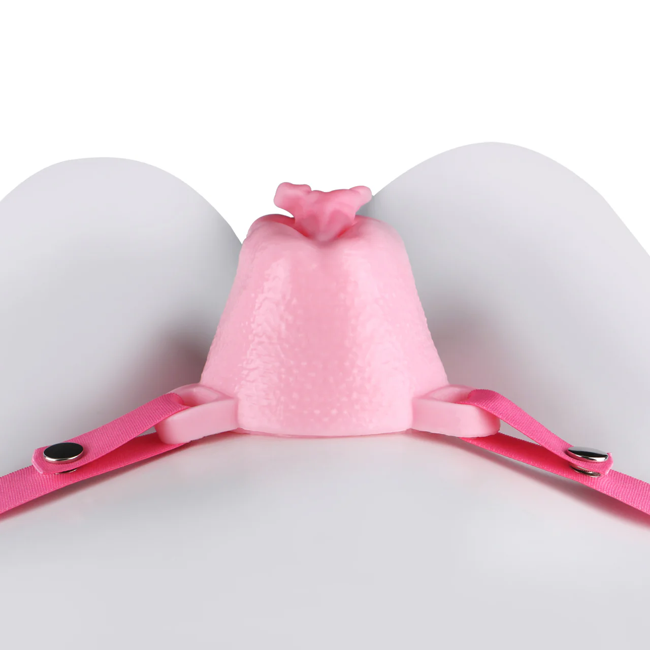 Pussy Shaped Silicone Vagina Chastity Cage Design 2