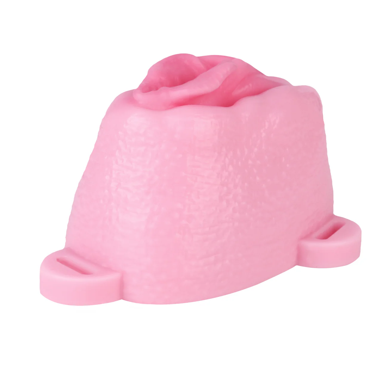 Pussy Shaped Silicone Vagina Chastity Cage Design 2