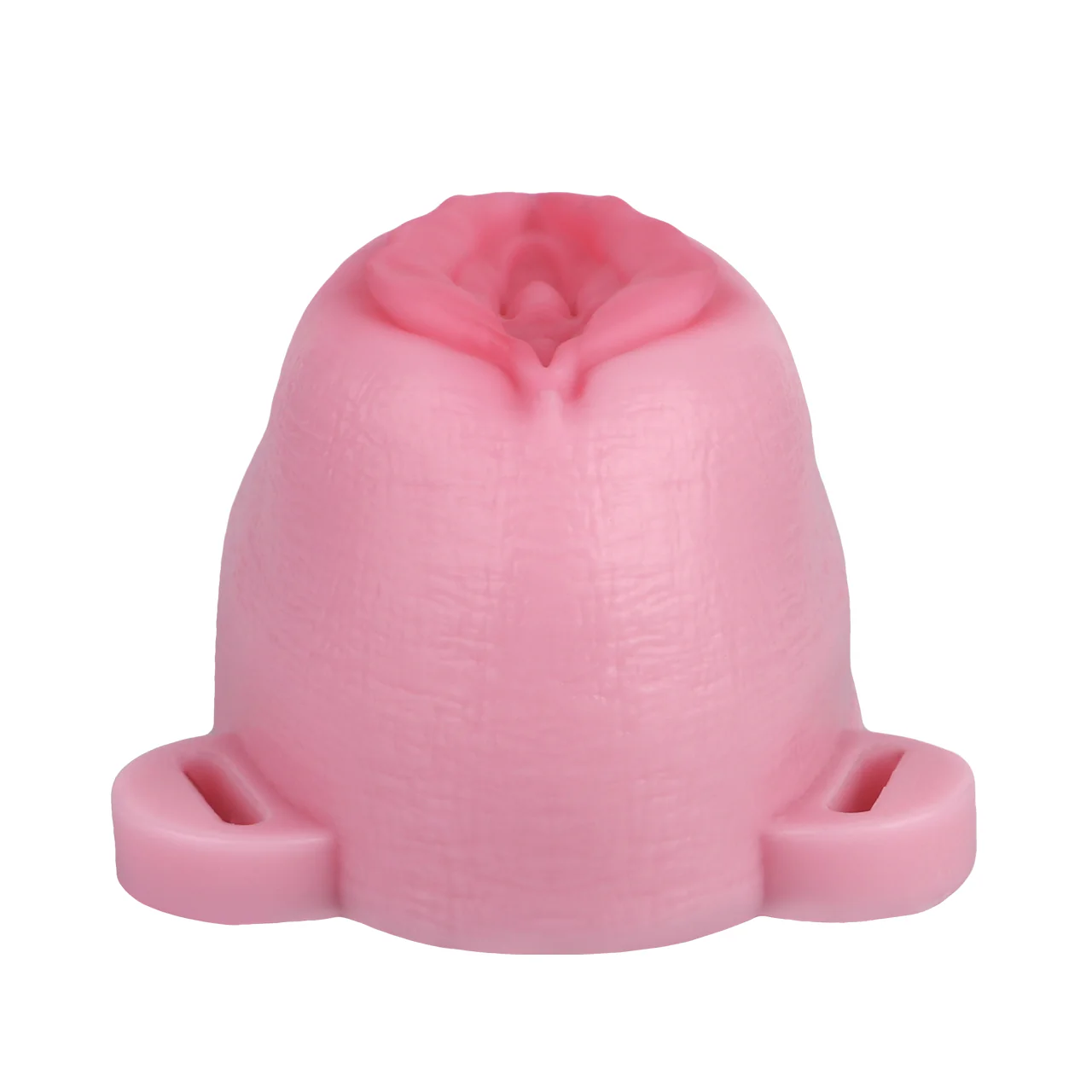 Pussy Shaped Silicone Vagina Chastity Cage Design 3