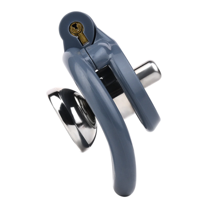 Plastic Flat Shaped Inverted Chastity Cage