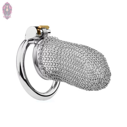 Medium Mesh Net Chain Mail Metal Chastity Cage Device