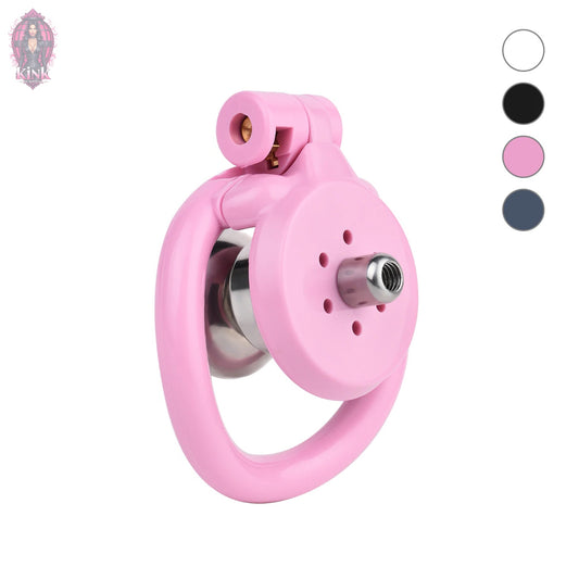 Plastic Flat Shaped Inverted Chastity Cage