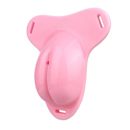 Pussy Shaped Silicone Vagina Chastity Cage Design 5