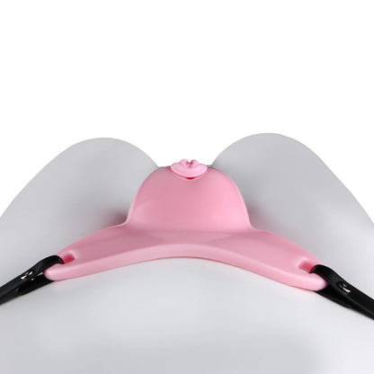 Pussy Shaped Silicone Vagina Chastity Cage Design 5