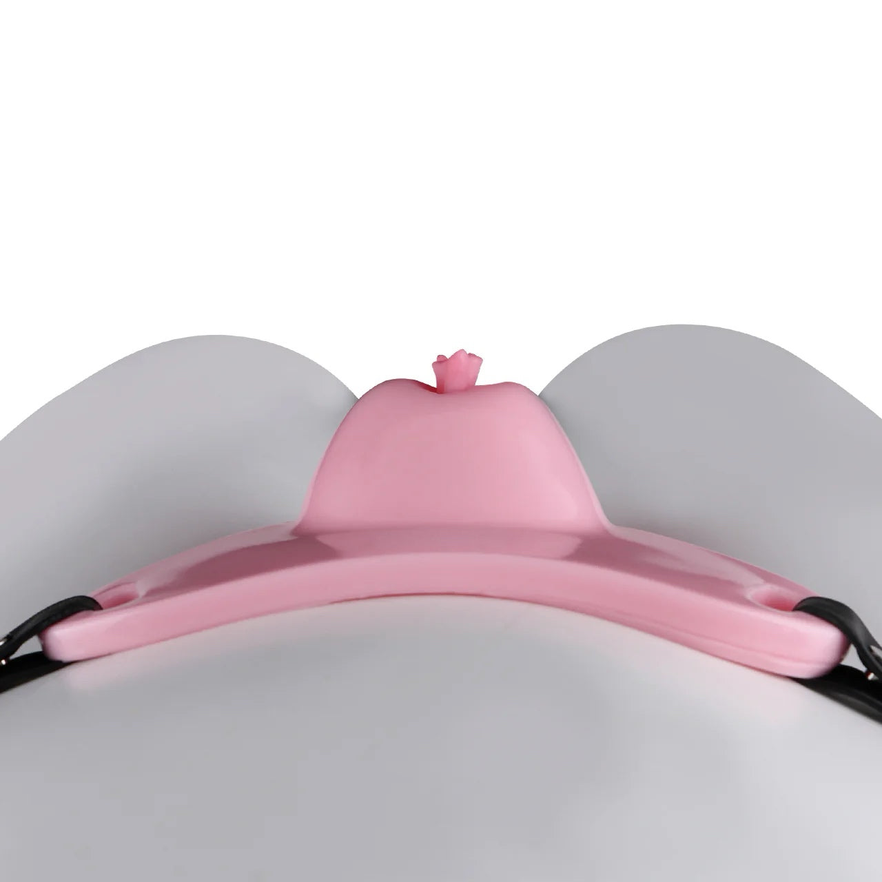 Pussy Shaped Silicone Vagina Chastity Cage Design 4