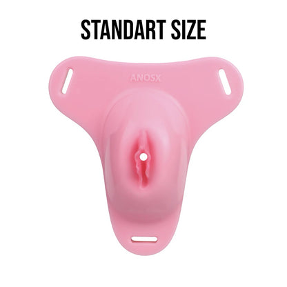 Pussy Shaped Silicone Vagina Chastity Cage Design 4