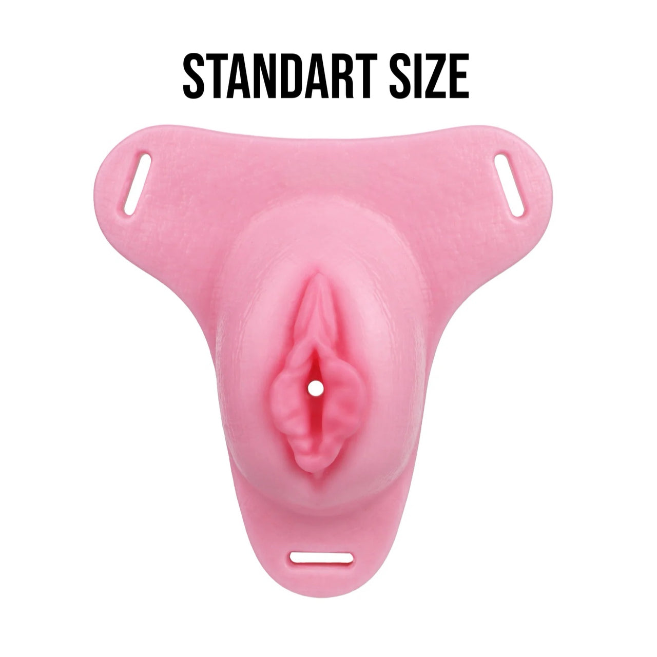 Pussy Shaped Silicone Vagina Chastity Cage Design 6
