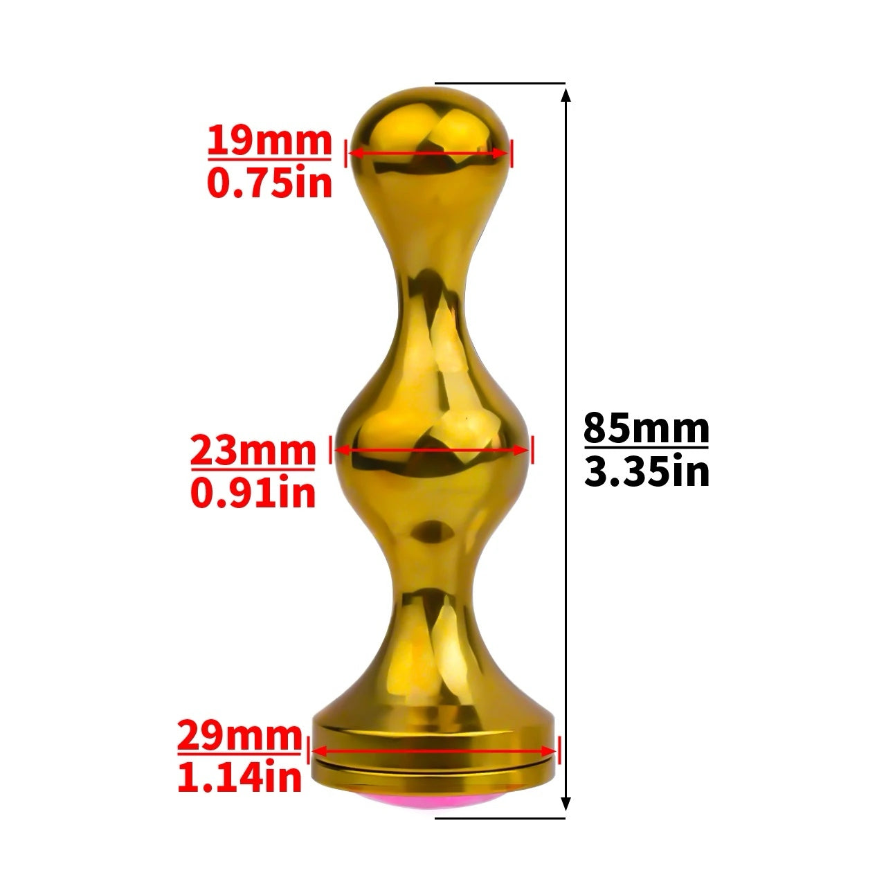 Metal Sea Shell Design Chastity Cage with Butt Plug