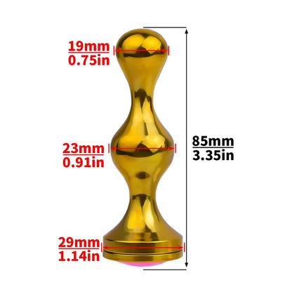 Metal Sea Shell Design Chastity Cage with Butt Plug