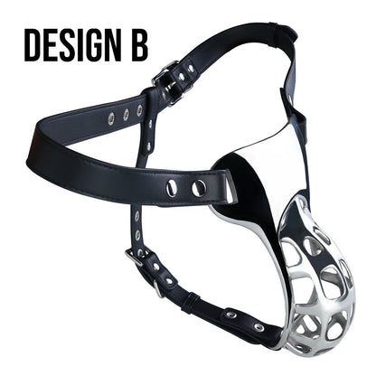 Luxury Stainless Steel Chastity Harness Belt