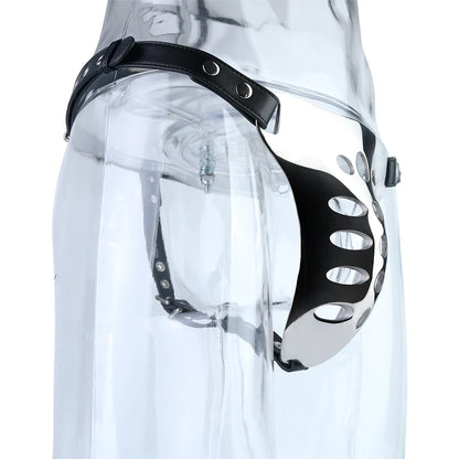 Luxury Stainless Steel Chastity Harness Belt