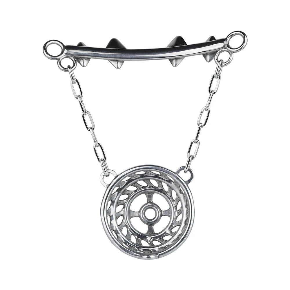 Luxury Stainless Steel Chastity Harness Belt