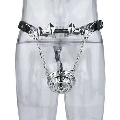 Luxury Stainless Steel Chastity Harness Belt